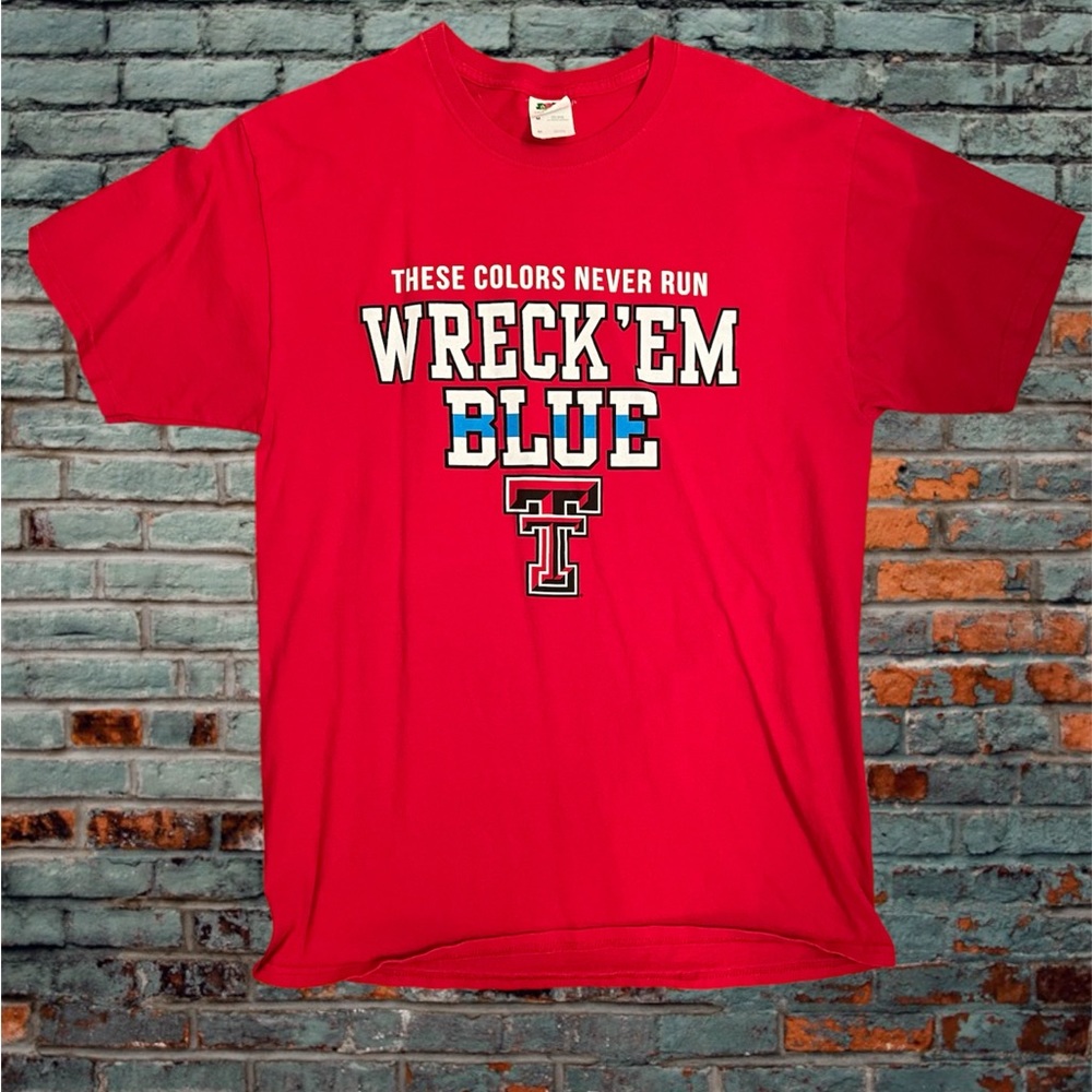 Back the Blue, Texas Tech CFB T-Shirt